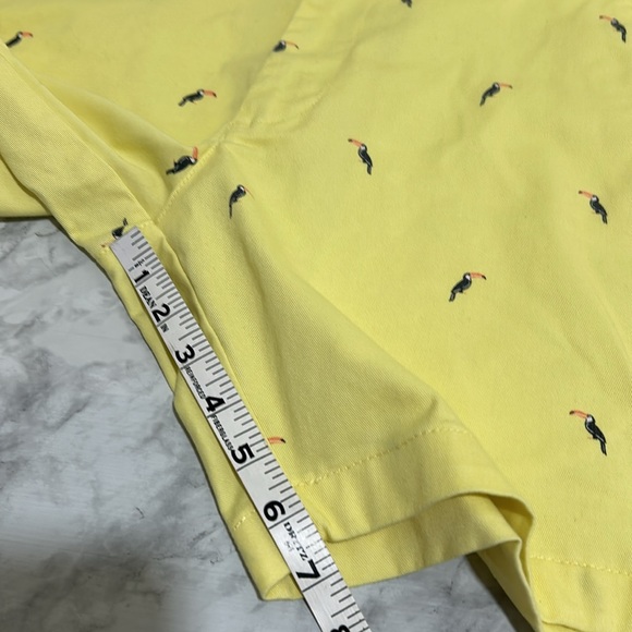 ST. JOHNSBAY MENS CASUAL SHORTS YELLOW TOUCAN PRINT Sz 32 - Picture 5 of 10